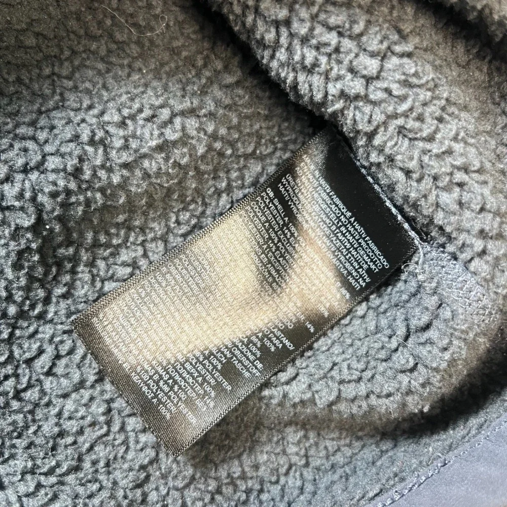 The‎ North Face Fleece Pullover Mens Medium Gray Quarter Zip Sweater Knit S39